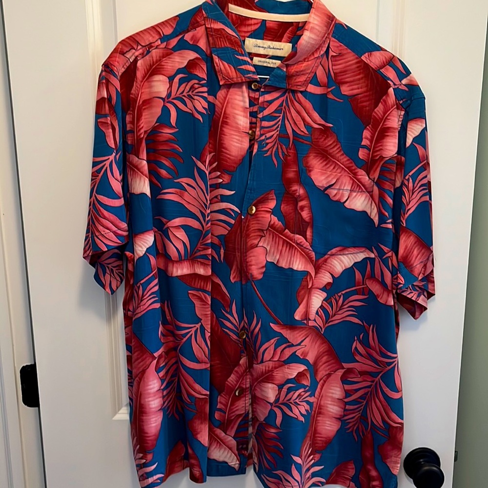 Tommy Bahama Hawaiian shirt.